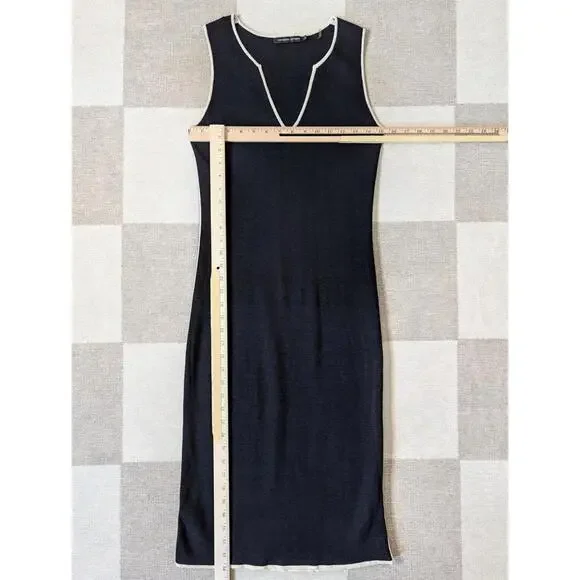 Vintage y2k silk cotton knitwear dress & cardigan set - Picture 5 of 8